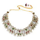 Gold Plated Pearl Kundan Necklace for Women