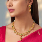 Gold Plated Antique Necklace Set for Women