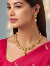 Gold Plated Antique Necklace Set for Women