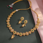 Gold Plated Antique Necklace Set for Women
