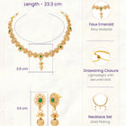 Gold Plated Antique Necklace Set for Women