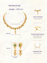 Gold Plated Antique Necklace Set for Women
