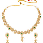 Gold Plated Antique Necklace Set for Women