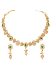 Gold Plated Antique Necklace Set for Women