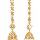 Gold Plated Pink Kundan Heritage Bridal Set