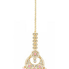Gold Plated Pink Kundan Heritage Bridal Set
