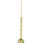 Gold Plated Green Kundan Heritage Necklace Set