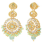 Gold Plated Mint Kundan Heritage Bridal Set