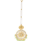 Gold Plated Mint Kundan Heritage Bridal Set