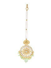 Gold Plated Mint Kundan Heritage Bridal Set