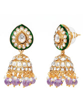Gold Plated Pink Kundan Classic Bridal Set