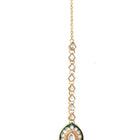 Gold Plated Pink Kundan Classic Bridal Set