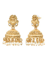 Gold Plated Pink Green Ornate Bead Necklace Set