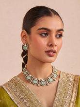 Gold Plated Mint CZ Onyx Majestic Necklace Set
