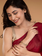 Elegant Kundan-Studded Gold Bangle Set