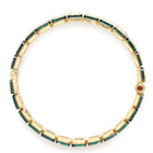 Elegant Kundan-Studded Gold Bangle Set