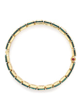 Elegant Kundan-Studded Gold Bangle Set