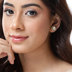 Round Stud Earrings | Elegant & Minimal Designs – Peora