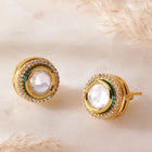 Round Stud Earrings | Elegant & Minimal Designs – Peora