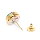 Round Stud Earrings | Elegant & Minimal Designs – Peora