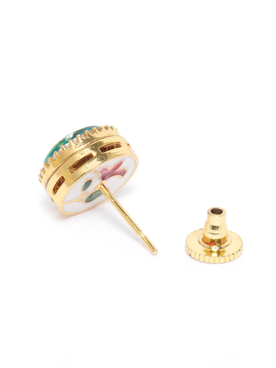 Round Stud Earrings | Elegant & Minimal Designs – Peora