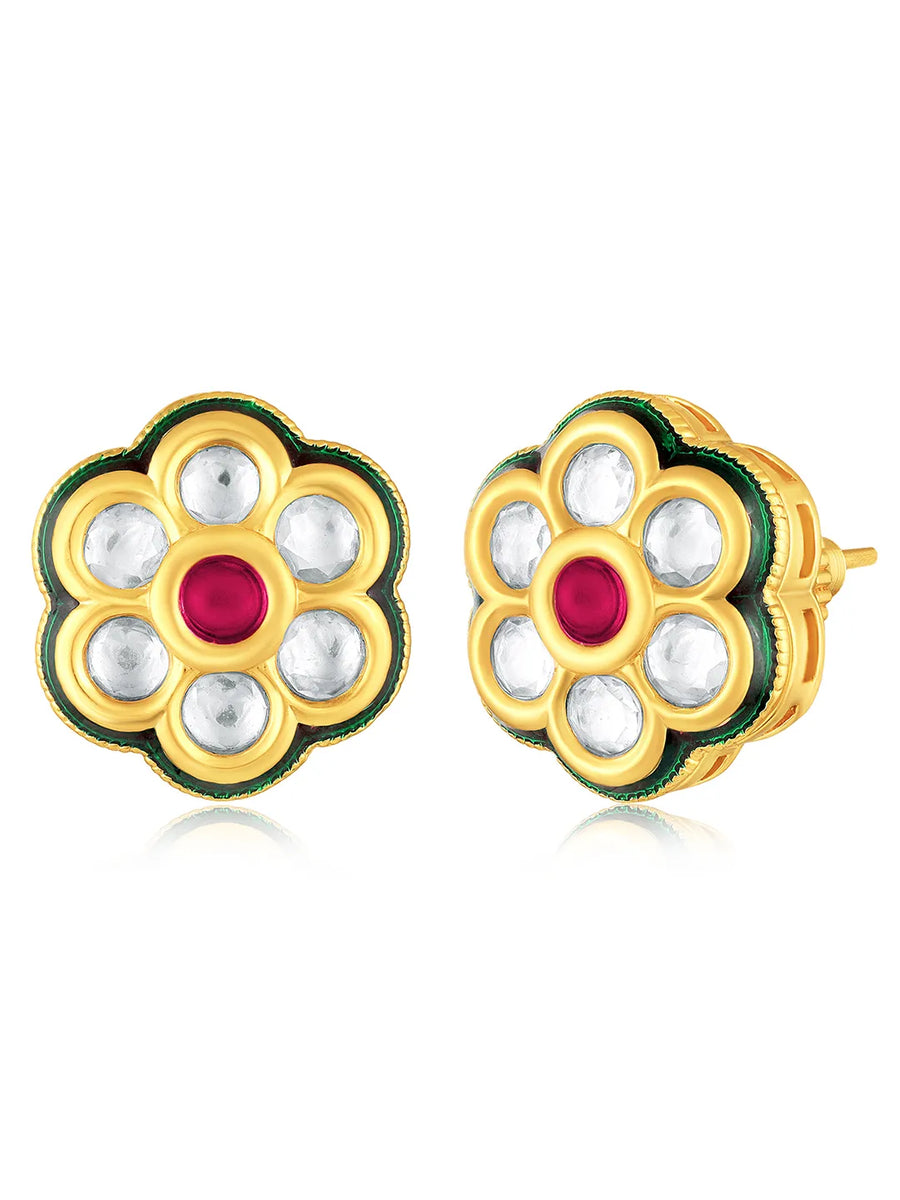 Stud Floral Earrings | Elegant Blooms for Daily Charm – Peora

