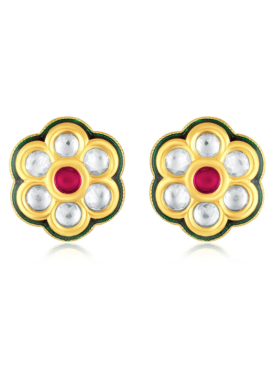 Stud Floral Earrings | Elegant Blooms for Daily Charm – Peora

