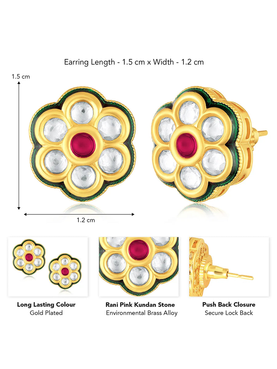 Stud Floral Earrings | Elegant Blooms for Daily Charm – Peora

