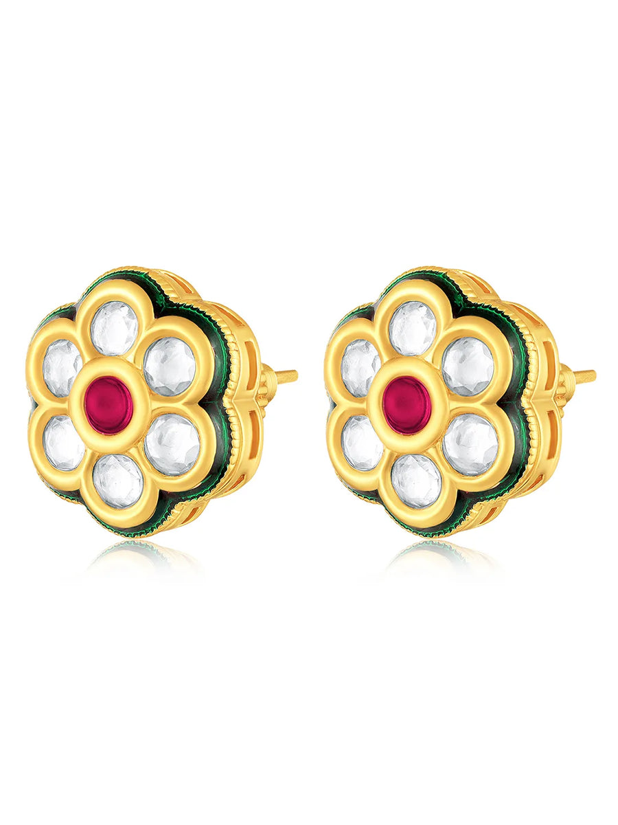 Stud Floral Earrings | Elegant Blooms for Daily Charm – Peora

