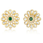 Kundan Bloom Style Earrings | Floral & Festive Designs – Peora
