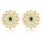 Kundan Bloom Style Earrings | Floral & Festive Designs – Peora