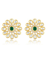 Kundan Bloom Style Earrings | Floral & Festive Designs – Peora