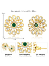 Kundan Bloom Style Earrings | Floral & Festive Designs – Peora