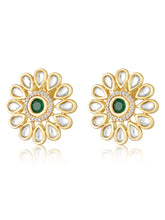 Kundan Bloom Style Earrings | Floral & Festive Designs – Peora
