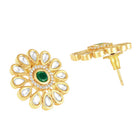 Kundan Bloom Style Earrings | Floral & Festive Designs – Peora