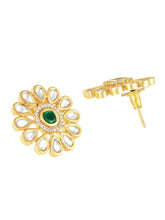 Kundan Bloom Style Earrings | Floral & Festive Designs – Peora