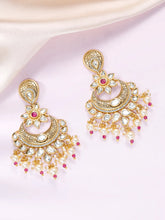 Statement Kundan Dangle Earrings