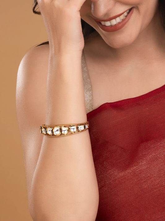 Royal Mughal Inspired Faux Kundan Kada