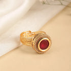 Crimson Royalty Bold Stone Ring
