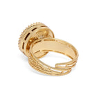 Crimson Royalty Bold Stone Ring