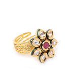 Royal Look Crystal Ring | Elegant Fashion Jewellery by Peora