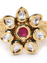 Royal Look Crystal Ring | Elegant Fashion Jewellery by Peora