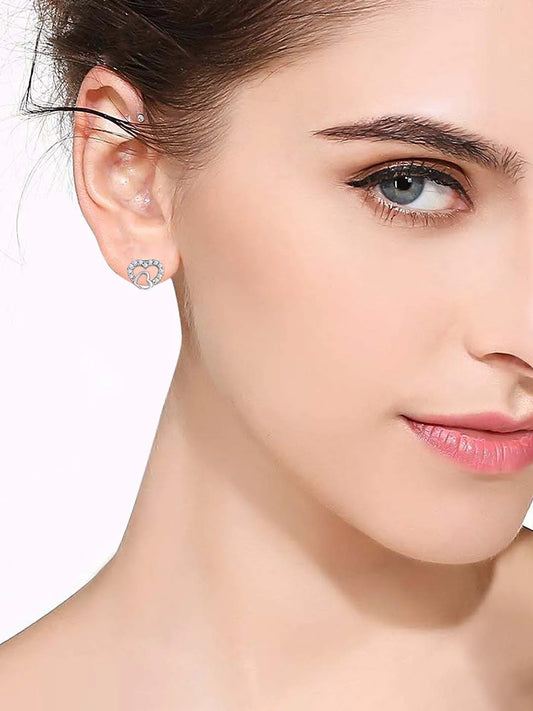 Sparkle Stud Earrings – Dazzling Jewellery by Peora