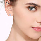 Reflection Stud Earrings – Elegant Jewellery by Peora