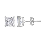 Silver Veil Stud Earrings – Elegant Silver Jewelry by Peora

