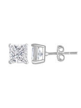 Silver Veil Stud Earrings – Elegant Silver Jewelry by Peora


