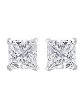 Silver Veil Stud Earrings – Elegant Silver Jewelry by Peora

