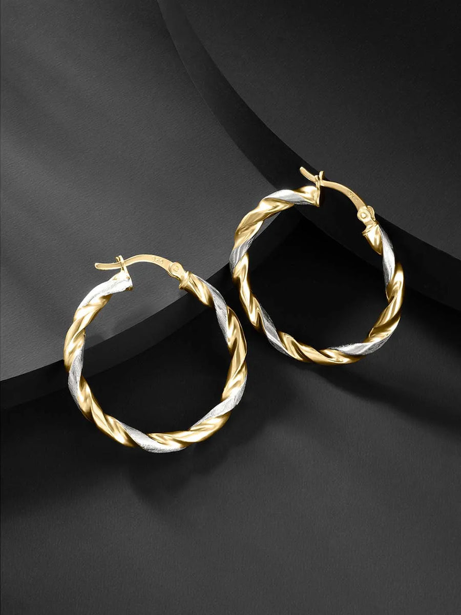 Gold Hoop Earrings for Women | Elegant Designs by Peora