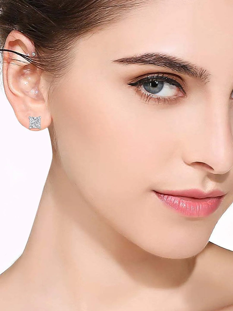 Gleam Stud Earrings – Sparkling Everyday Jewellery by Peora
