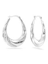 Hoop Earrings with Shine – Radiant Jewellery by Peora